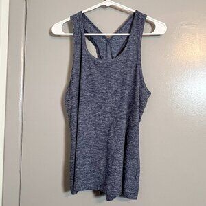 Beyond Yoga Women's Racerback Cutout Tank Heather Blue Size S